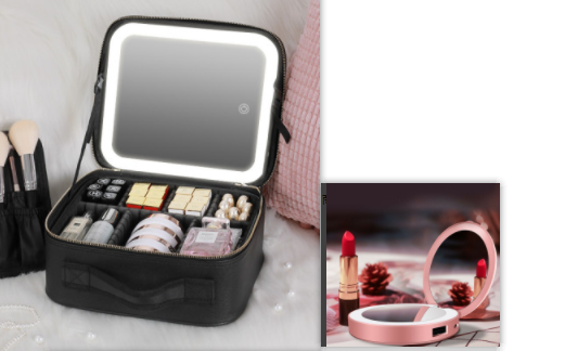 Lighted Makeup Bag