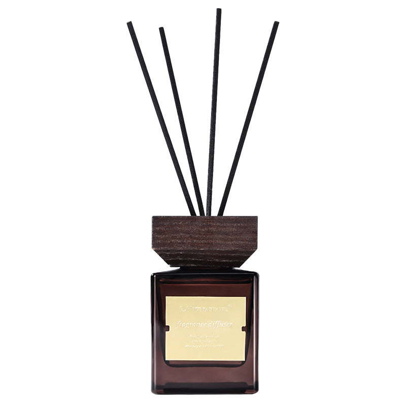 Wooden Lid Rattan Reed Diffuser Essential Oil