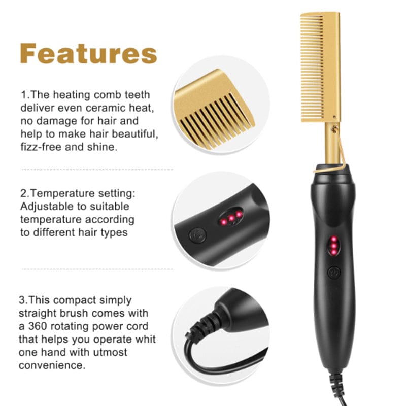 1 Hair Straightener Comb